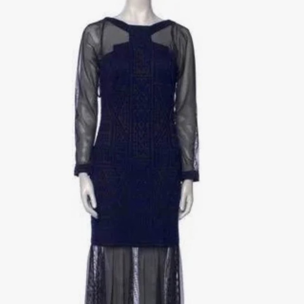 Tadashi Shoji Lace Pattern Dress